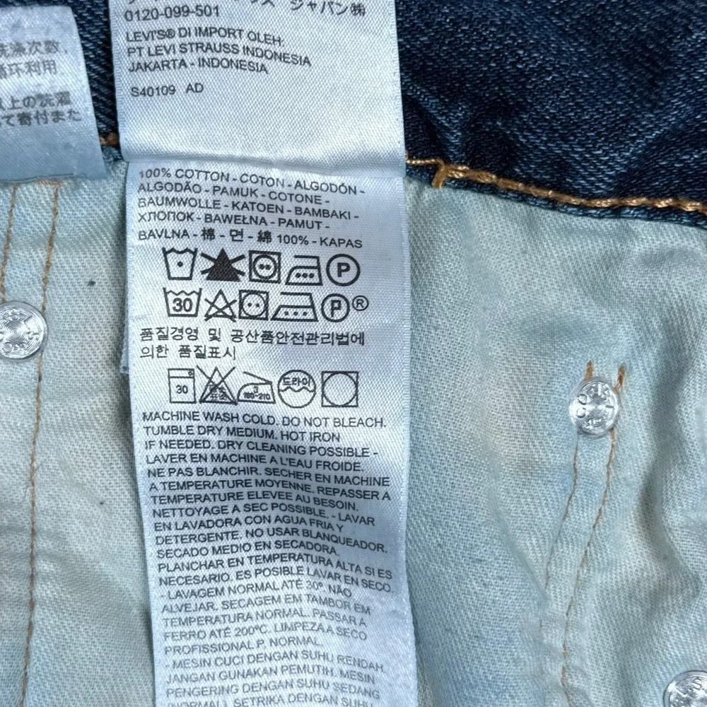 Levis 559 Jeans Mens‎ 40x30 Blue Relaxed Straight Cotton Classic Denim